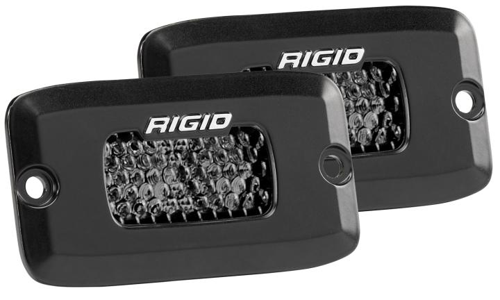 Rigid Industries - SR-M Series Pro Spot Diffused Midnight Edition Light | Rigid Industries (922513BLK)