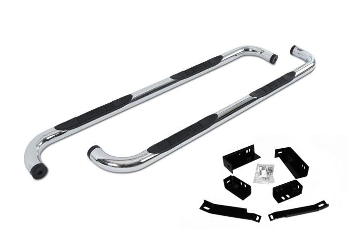 Big Country Truck Accessories - Big Country Truck Accessories 372763 3 in. Round Classic Side Bars