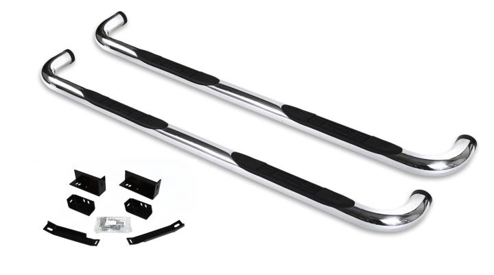 Big Country Truck Accessories - Big Country Truck Accessories 372764 3 in. Round Classic Side Bars