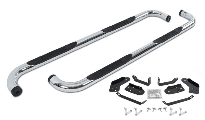 Big Country Truck Accessories - Big Country Truck Accessories 370204 3 in. Round Classic Side Bars
