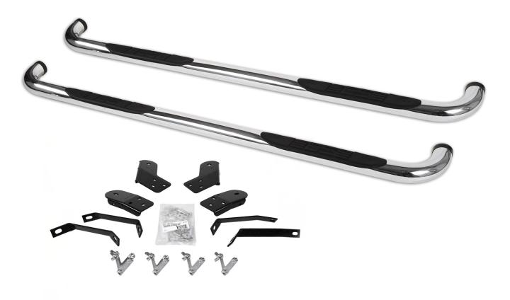 Big Country Truck Accessories - Big Country Truck Accessories 370454 3 in. Round Classic Side Bars