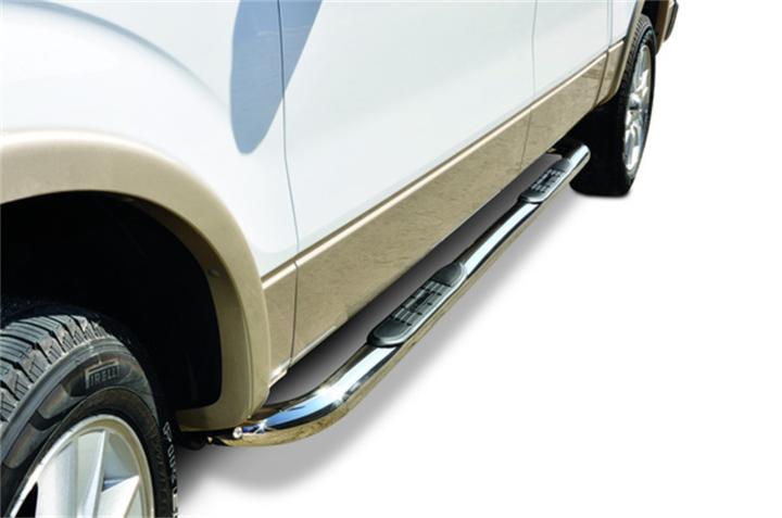 Big Country Truck Accessories - Big Country Truck Accessories 379693 3 in. Round Classic Side Bars