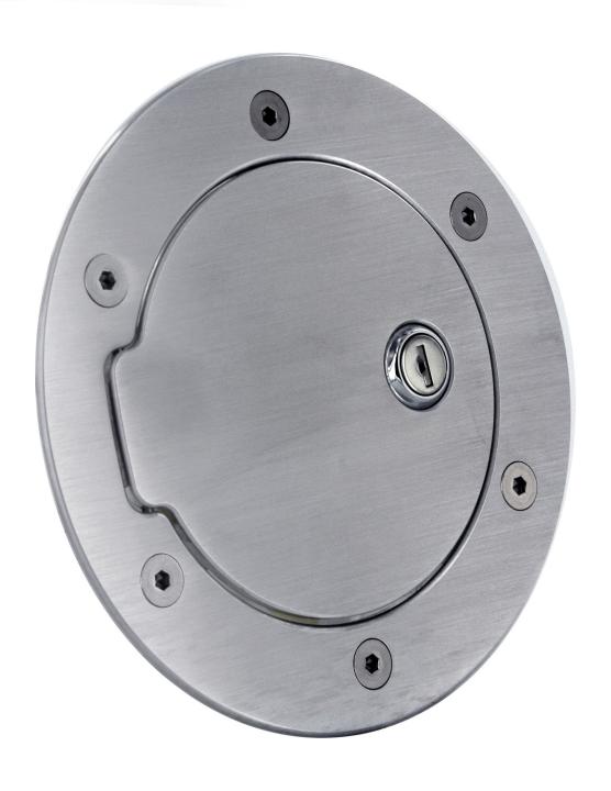 All Sales - All Sales 6040L Race Style Billet Fuel Door