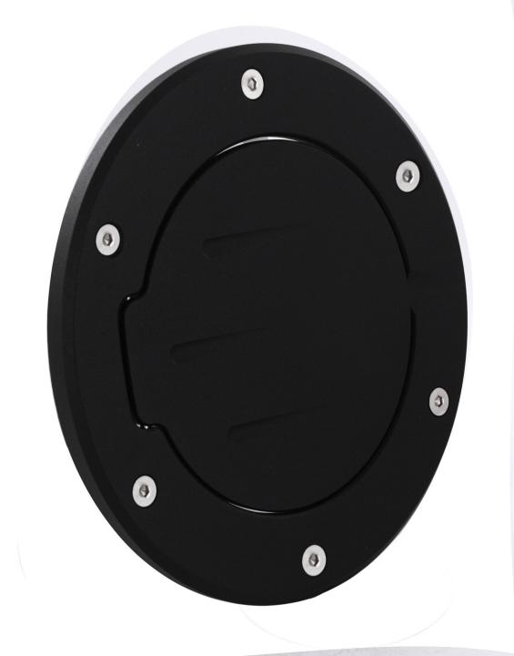 All Sales - All Sales 6033GK Race Style Ball-Milled Fuel Door