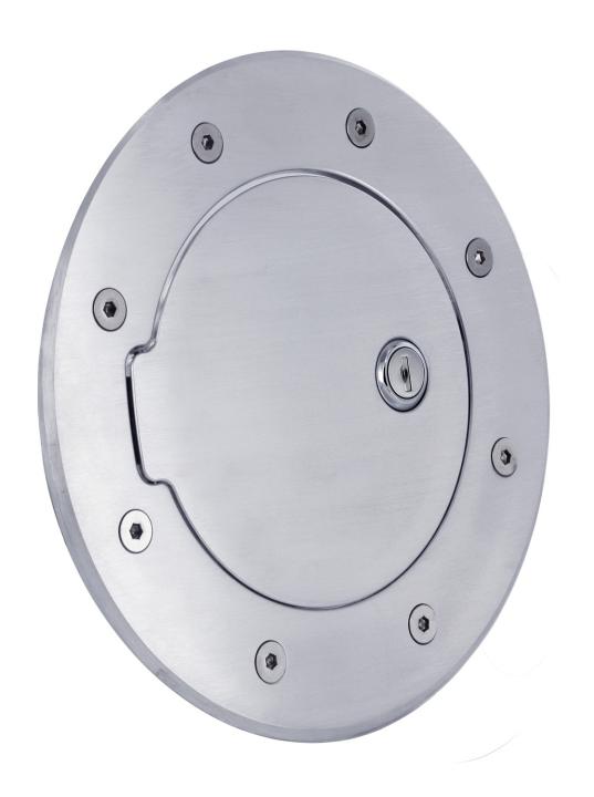 All Sales - All Sales 6092L Race Style Billet Fuel Door