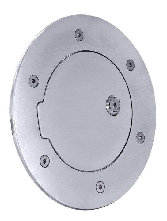 All Sales - All Sales 6102L Race Style Billet Fuel Door