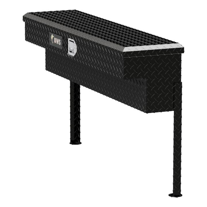 UWS - Side Mount Series Single Lid Tool Box | UWS (TBSM-48-BLK)