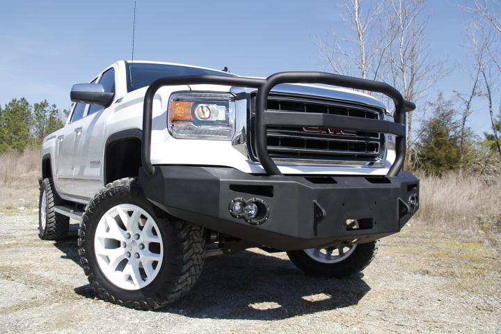 Fab Fours - Fab Fours GS07-H2150-1 Premium Heavy Duty Winch Front Bumper