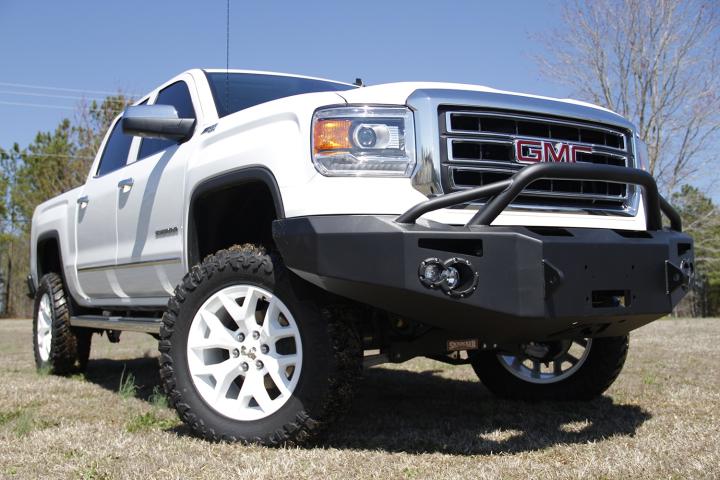 Fab Fours - Fab Fours GS07-H2152-1 Premium Heavy Duty Winch Front Bumper