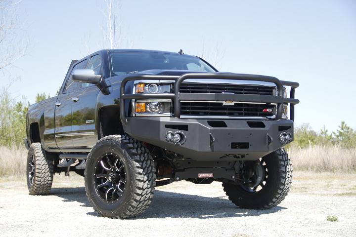 Fab Fours - Fab Fours CH05-A1350-1 Premium Heavy Duty Winch Front Bumper