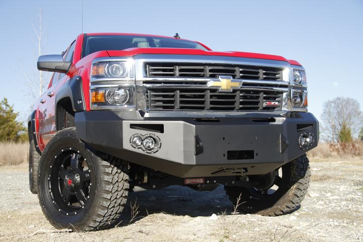 Fab Fours - Fab Fours CS07-H2051-1 Premium Heavy Duty Winch Front Bumper