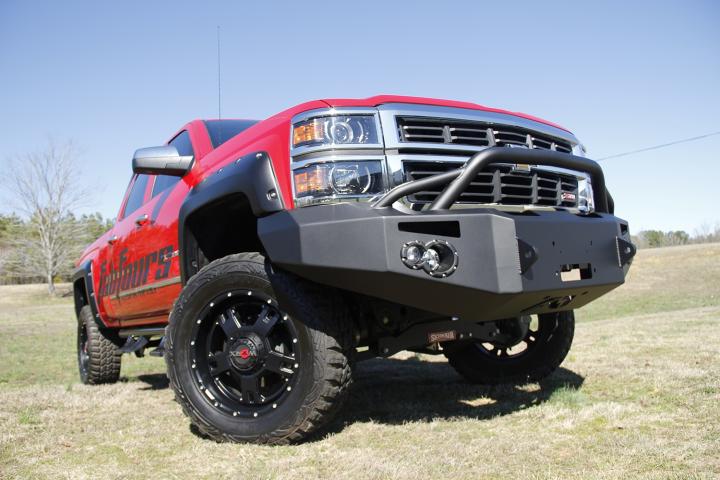 Fab Fours - Fab Fours CS07-H2052-1 Premium Heavy Duty Winch Front Bumper