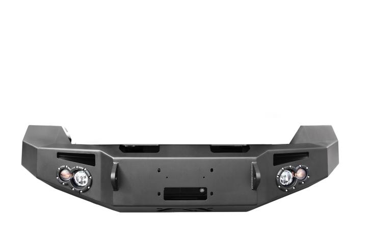 Fab Fours - Fab Fours DR09-H2451-B Premium Heavy Duty Winch Front Bumper