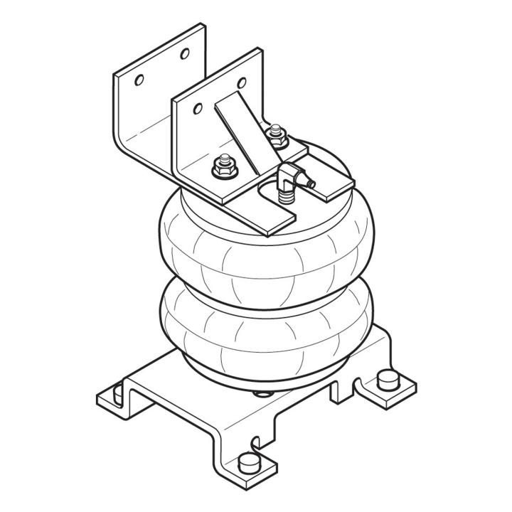 Firestone Ride-Rite - Firestone Ride-Rite 0830 Ride-Rite Air Helper Spring Kit
