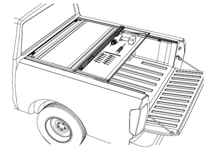 BAK Industries - BAK Industries PARTS-226A0031 Tailgate Latch Bar