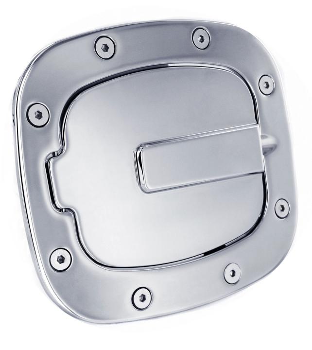 All Sales - All Sales 6071P Race Style Billet Fuel Door