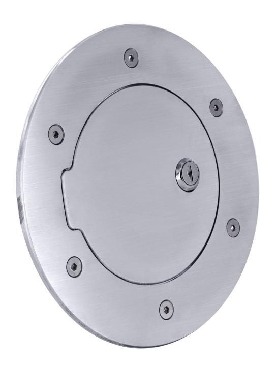 All Sales - All Sales 6097CL Race Style Billet Fuel Door