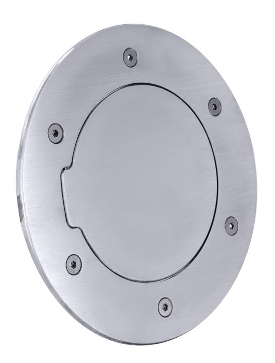 All Sales - All Sales 6097P Race Style Billet Fuel Door