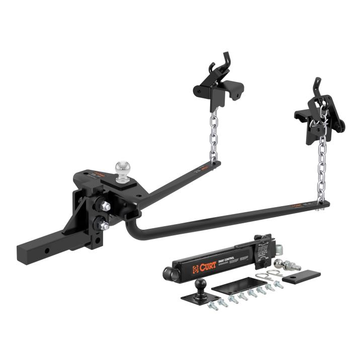 CURT - CURT 17022 Weight Distributing Hitch Round Bar