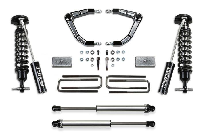 Fabtech - Fabtech K1147DL Uniball UCA Lift System w/Shocks
