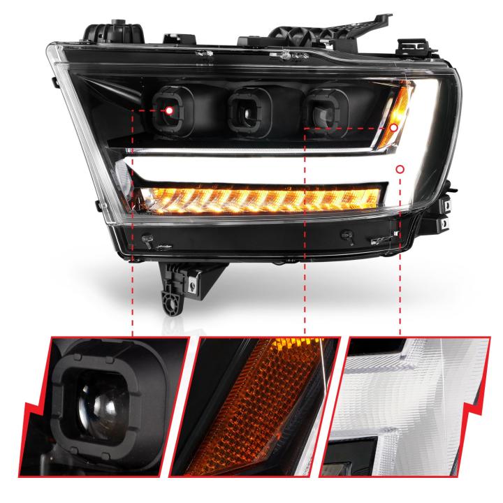 Anzo USA - Anzo USA 111494-L LED Projector Headlight