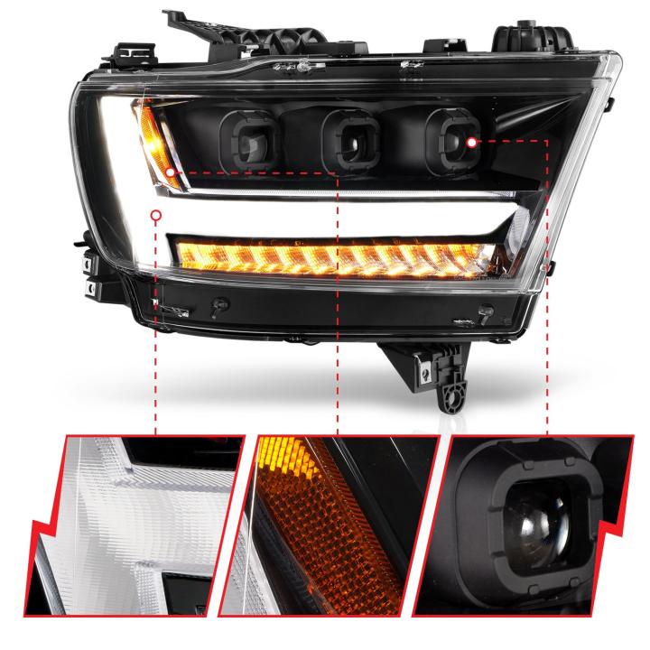 Anzo USA - Anzo USA 111494-R LED Projector Headlight