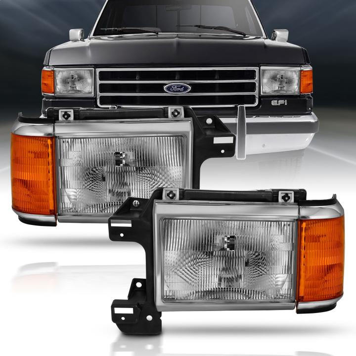 Anzo USA - Anzo USA 111449 Crystal Headlight Set