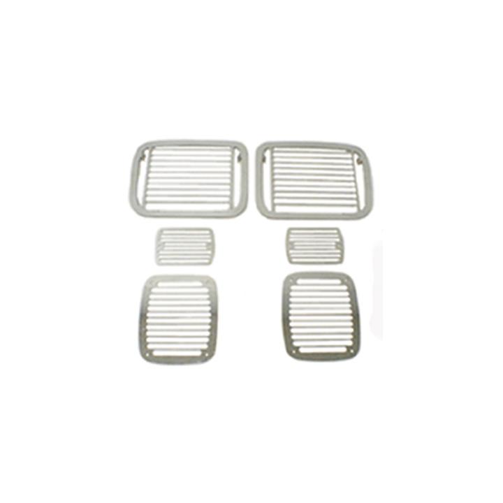 Rugged Ridge - Rugged Ridge 11102.04 Billet Stone Guard Kit