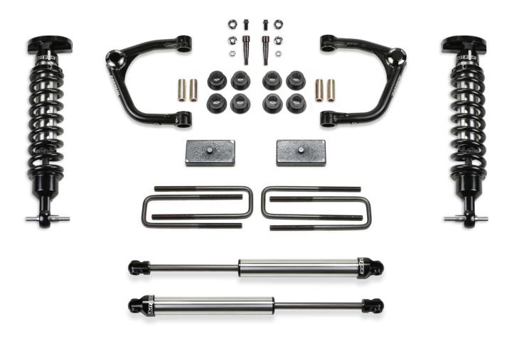 Fabtech - Fabtech K1167DL Uniball UCA Lift System w/Shocks