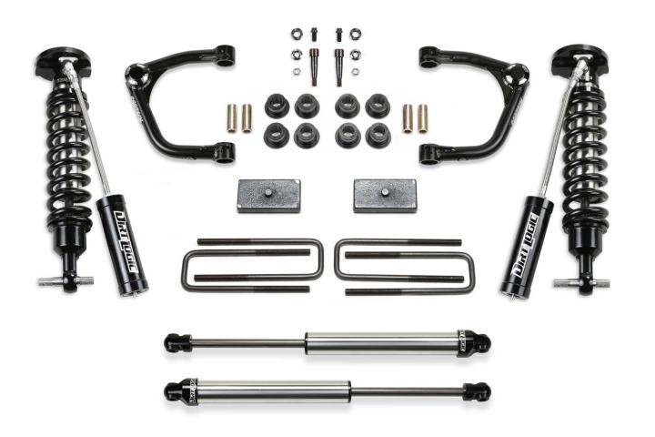 Fabtech - Fabtech K1168DL Uniball UCA Lift System w/Shocks