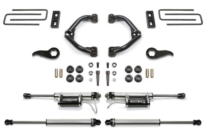 Fabtech - Fabtech K1182DL Uniball UCA Lift System w/Shocks