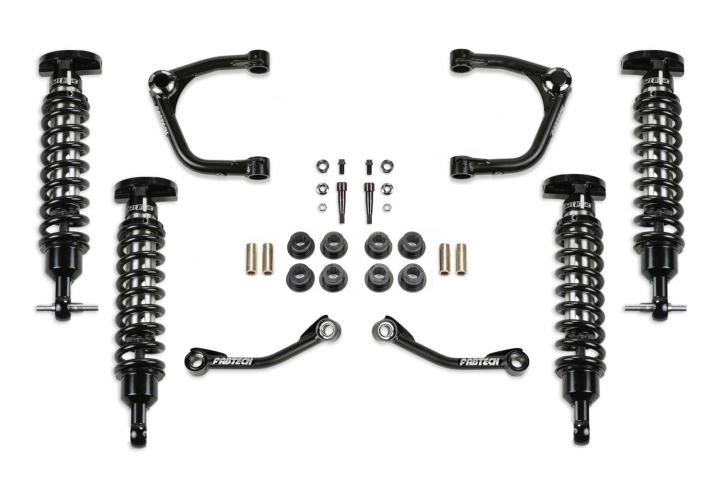 Fabtech - Fabtech K1187DL Uniball UCA Lift System w/Shocks