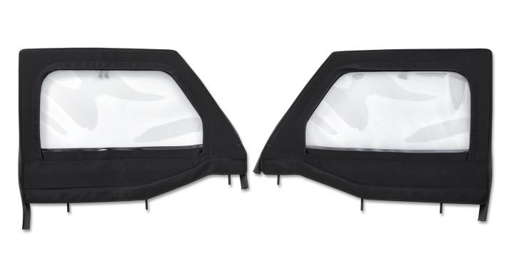 Bestop - Bestop 51742-17 HighRock 4x4 Element Upper Fabric Half Doors