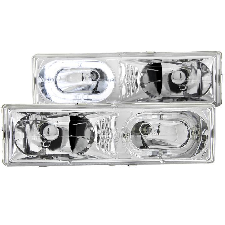 Anzo USA - Anzo USA 111006 Crystal Headlight Set w/Halo