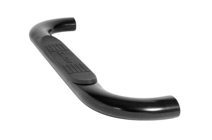 Dee Zee - Dee Zee DZ373519 Black Steel Oval 4 in. Side Steps