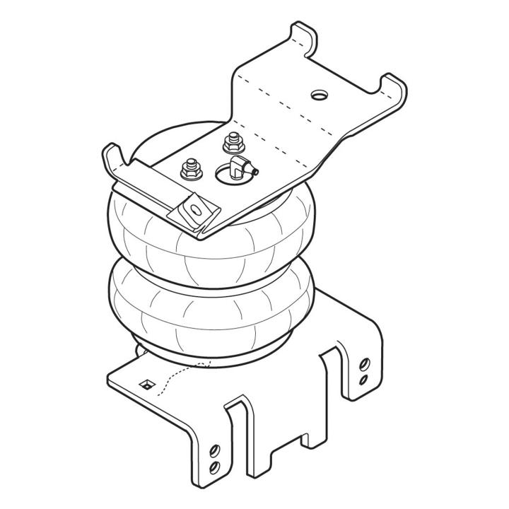 Firestone Ride-Rite - Firestone Ride-Rite 2355 Ride-Rite Air Helper Spring Kit