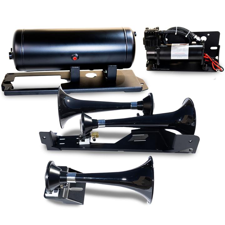 Kleinn Automotive Air Horns - Kleinn Automotive Air Horns RAMHD-230 Onboard Air System w/Horns