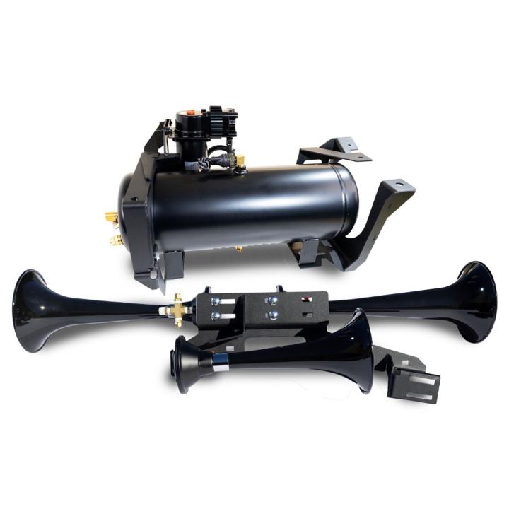 Kleinn Automotive Air Horns - Kleinn Automotive Air Horns GMHD-230 Onboard Air System w/Horns