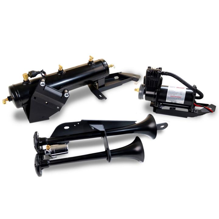 Kleinn Automotive Air Horns - Kleinn Automotive Air Horns CANX3-KIT Onboard Air System w/Horns