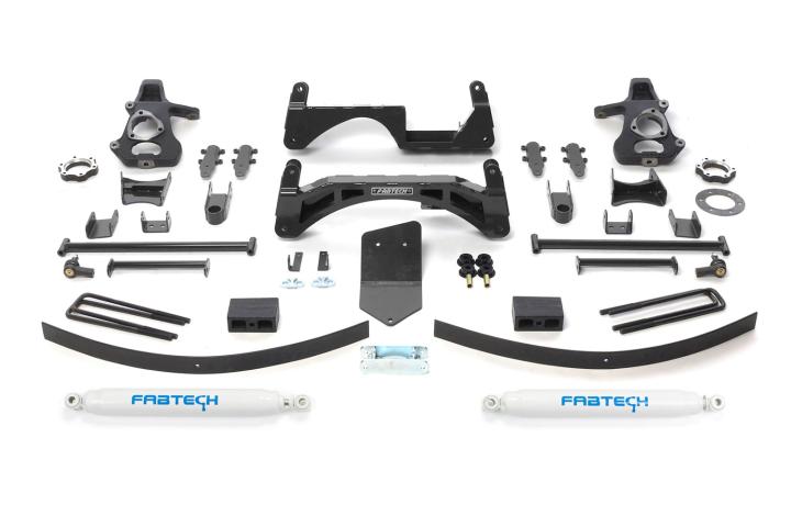 Fabtech - Fabtech K1024 Basic Lift System w/Shocks