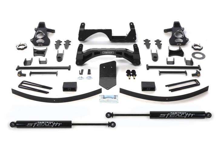 Fabtech - Fabtech K1024M Basic Lift System w/Shocks