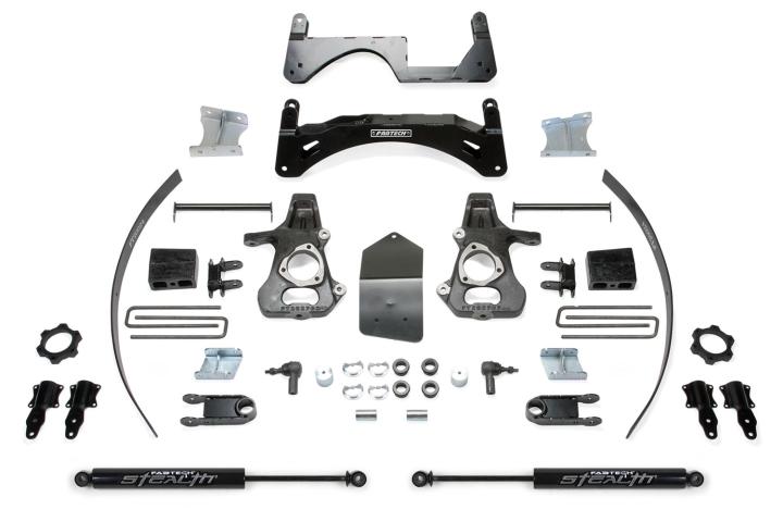 Fabtech - Fabtech K1067M Basic Lift System w/Shocks