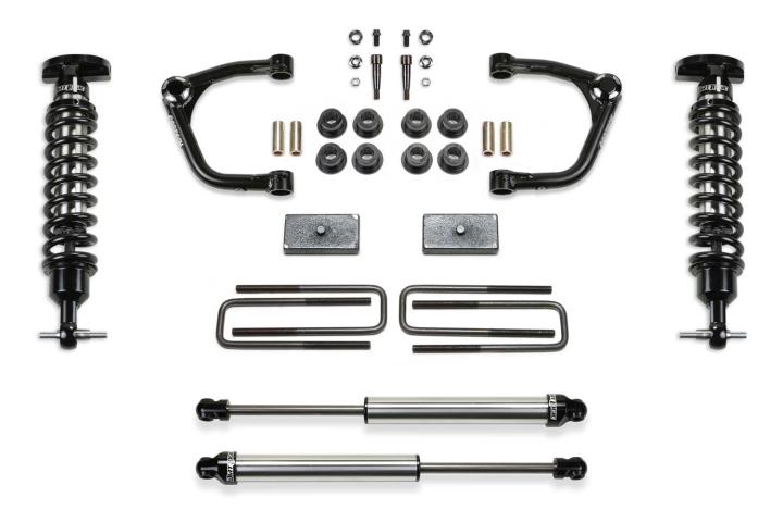 Fabtech - Fabtech K1129DL Uniball UCA Lift System w/Shocks