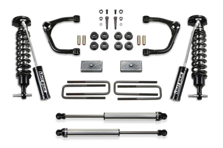 Fabtech - Fabtech K1130DL Uniball UCA Lift System w/Shocks