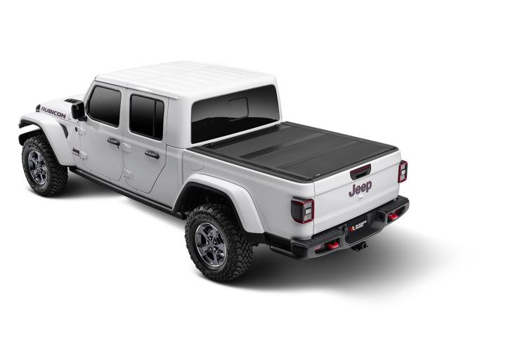 Rugged Ridge - Rugged Ridge 13550.24 Armis Hard Folding w/LINE-X Bed Cover