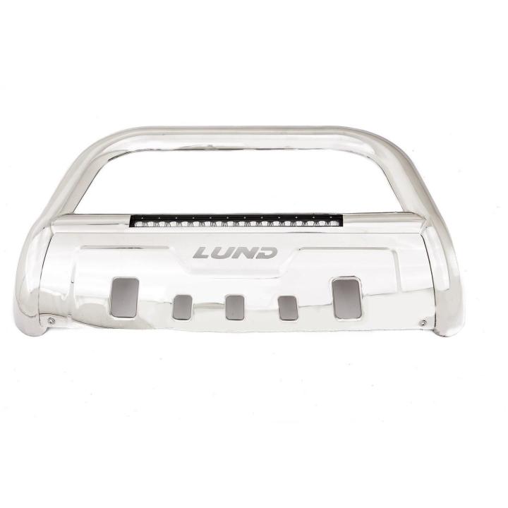 Lund - Lund 47021308 Bull Bar w/Light And Wiring