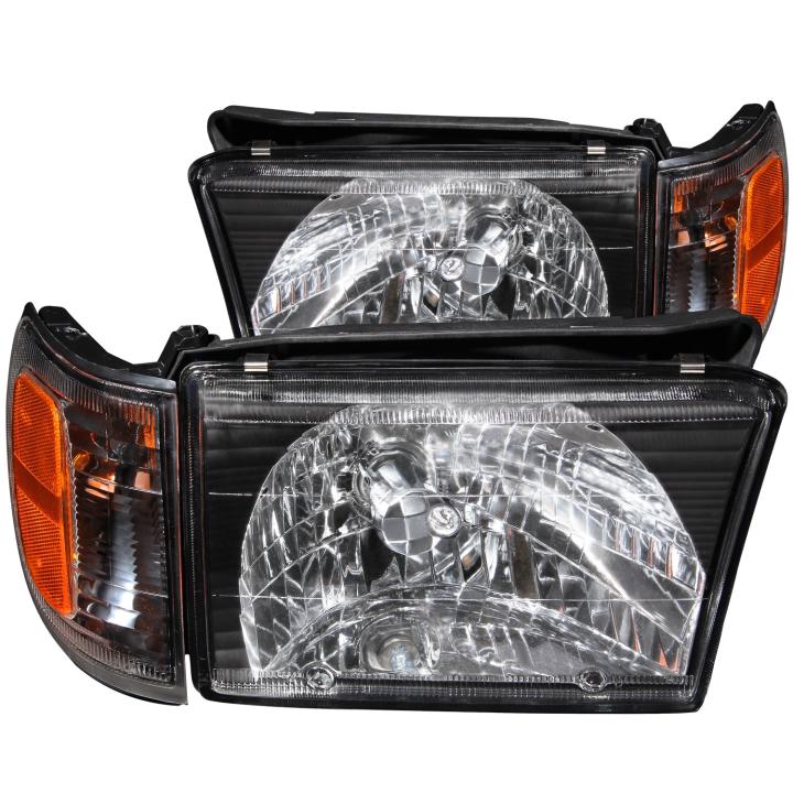 Anzo USA - Anzo USA 111077 Crystal Headlight Set