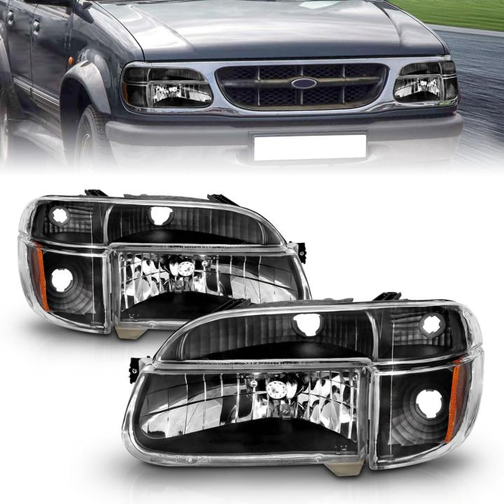 Anzo USA - Anzo USA 111039 Crystal Headlight Set