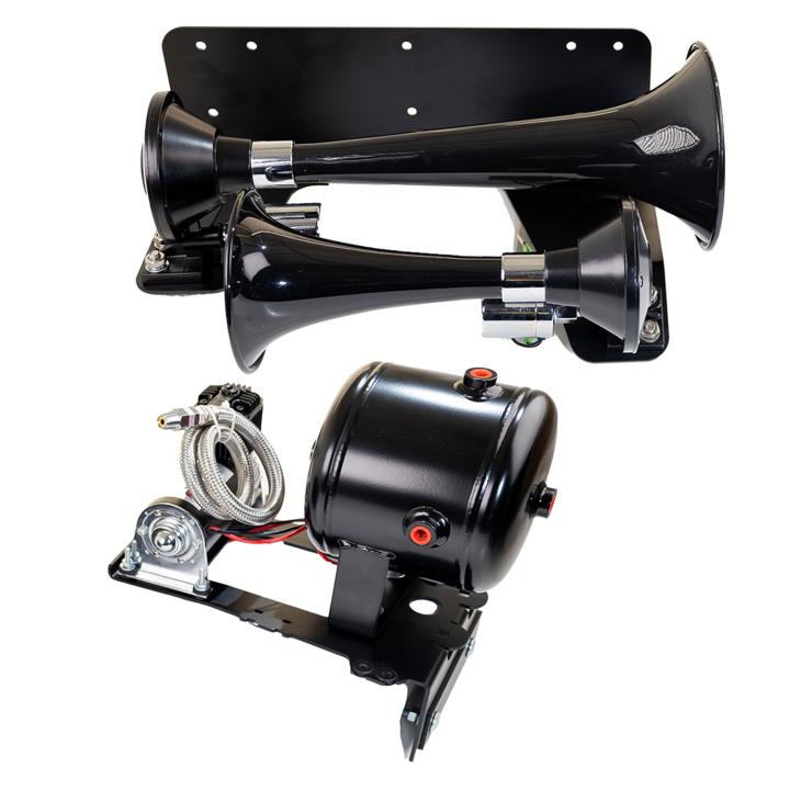 Kleinn Automotive Air Horns - Kleinn Automotive Air Horns GMTRK-4XTREME Onboard Air System w/Horns