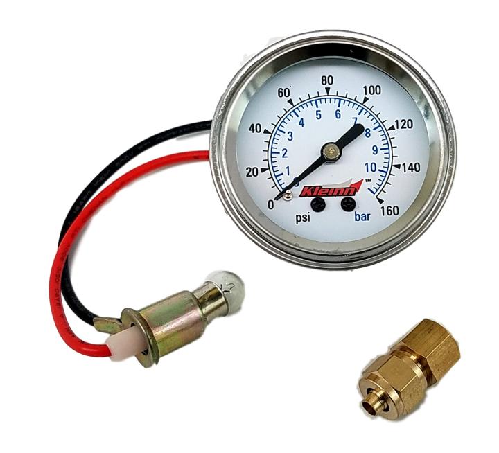 Kleinn Automotive Air Horns - Kleinn Automotive Air Horns 1022 Analog Air Pressure Gauge